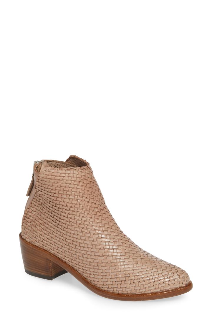 Women's Ron White Laylee Woven Bootie .5 Eu - Beige