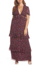 Women's Wayf Laviana Maxi Dress, Size - Burgundy