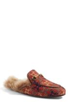Men's Gucci 'princetown' Genuine Lamb Fur Lined Loafer