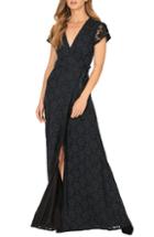 Women's Amuse Society Great Lengths Wrap Dress - Black