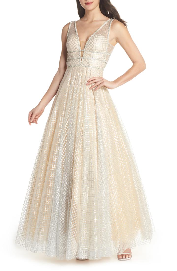Women's Ingrid & Isabel Smocked Empire Waist Maternity Maxi Dress