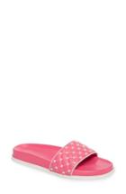 Women's Valentino Garavani Free Rockstud Slide Sandal Us / 35eu - Pink