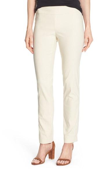 Women's Nic+zoe 'the Wonder Stretch' Straight Leg Pants - Beige