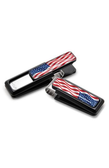 Men's M-clip American Flag Money Clip -