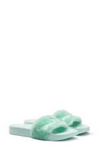 Women's Fenty Puma By Rihanna 'leadcat Fenty' Faux Fur Slide Sandal