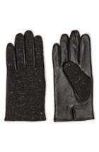 Men's Club Monaco Sheepskin Gloves - Black