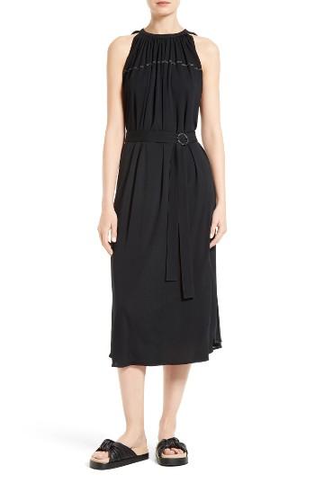 Women's Helmut Lang Gathered Jersey Dress