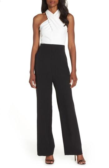 Women's Eliza J High Waist Straight Leg Pants - Black