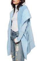 Women's Free People Brentwood Cotton Cardigan - Blue