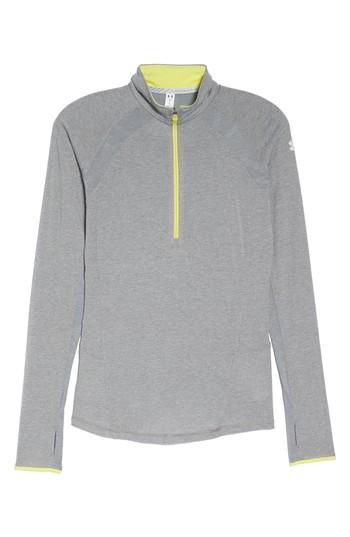 Women's Under Armour Swyft Half Zip Running Top - Grey