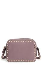 Valentino 'rockstud - Alce' Calfskin Leather Camera Crossbody Bag -
