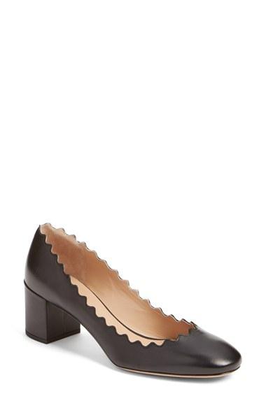 Women's Chloe Lauren Scalloped Pump Us / 35eu - Black