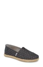 Women's Toms Alpargata Slip-on .5 B - Black