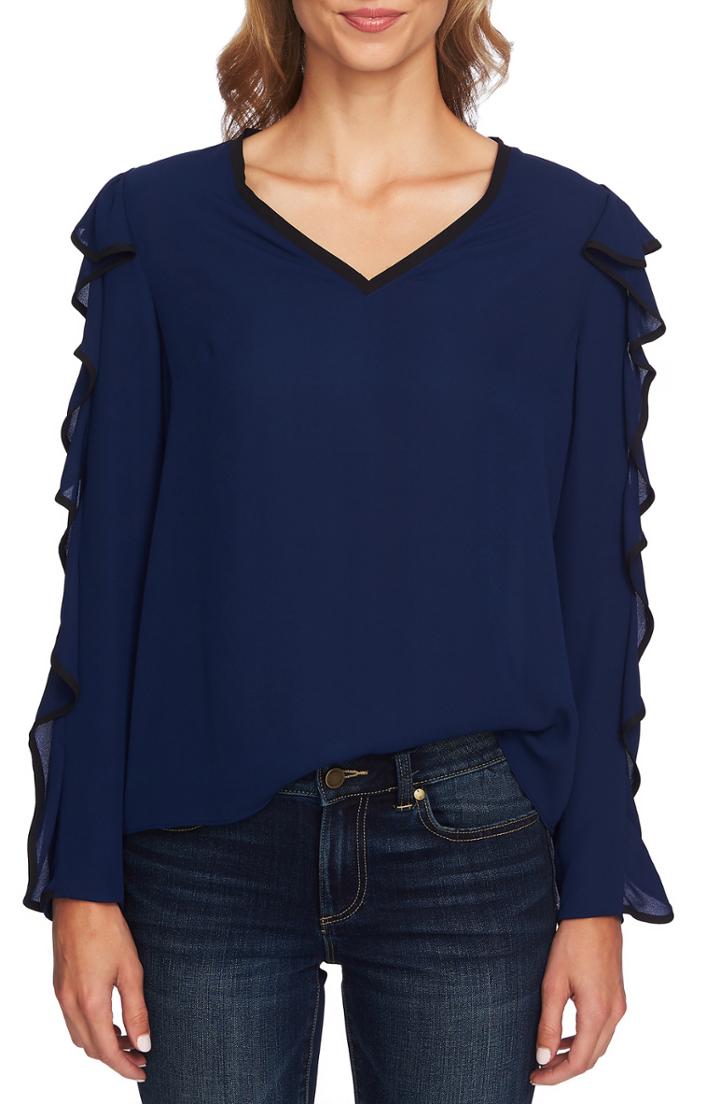 Women's All In Favor Wrap Top, Size - Burgundy