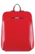 Lodis Los Angeles Ryder Rfid Leather Backpack - Red
