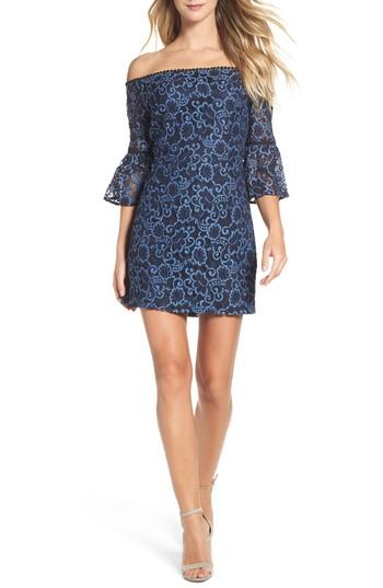 Women's Bb Dakota Danlyn Off The Shoulder Lace Minidress
