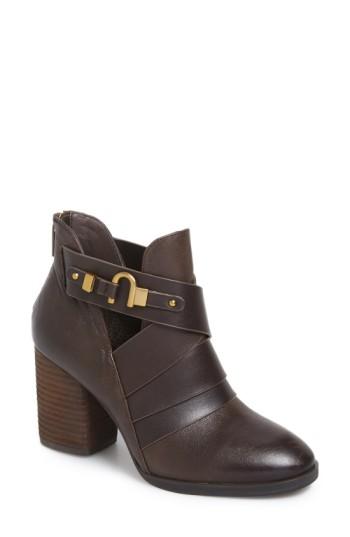 Women's Isola 'ladora' Block Heel Bootie M - Brown