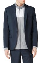 Men's Topman Skinny Fit Suit Jacket - Blue