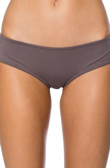 Women's O'neill Salt Water Solids Hipster Bikini Bottoms - Grey
