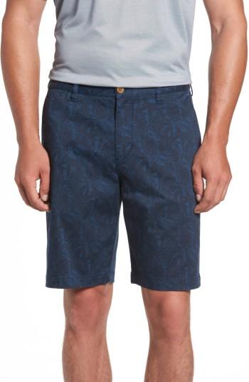 Men's Tommy Bahama Camo Tropic Standard Fit Chino Shorts - Blue