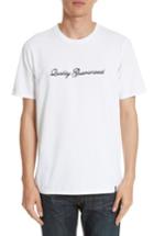 Men's Rag & Bone Quality Guaranteed Embroidered T-shirt, Size - White
