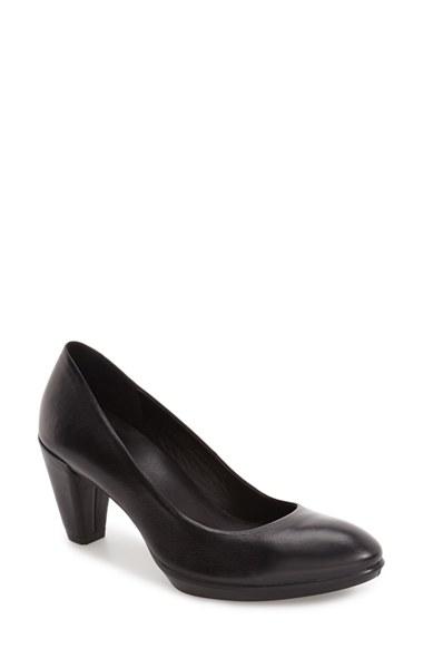 Women's Ecco Shape 55 Plateau Pump -4.5us / 35eu - Black