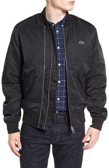 Men's Lacoste L!ve Double Zip Bomber Jacket