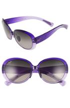 Women's Maui Jim Nahiku 59mm Polarizedplus2 Sunglasses - Purple Fade/ Neutral Grey