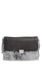 Ugg Vivienne Genuine Shearling Convertible Clutch - Black