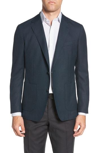 Men's Bonobos Slim Fit Wool Blazer R - Blue