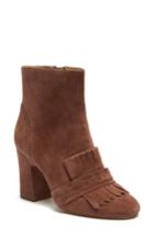 Women's Etienne Aigner Marina Fringe Bootie .5 M - Brown