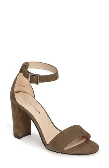 Women's Pelle Moda 'bonnie' Ankle Strap Sandal M - Green
