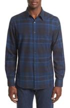 Men's Todd Snyder Blue Flannel Shirt