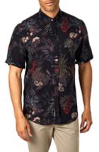 Men's 7 Diamonds Friction Trim Fit Sport Shirt, Size - Black