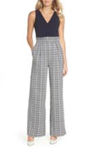 Women's Chelsea28 Wide Leg Tweed Jumpsuit - Blue