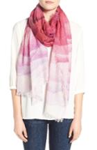 Women's Nordstrom Prismatic Color Play Cashmere & Silk Scarf, Size - Purple