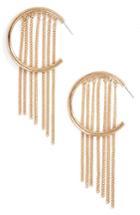 Women's Ettika Hoop Chain Fringe Earrings