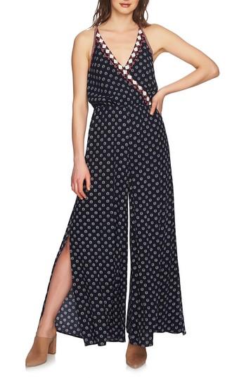 Women's 1.state Wide Leg Jumpsuit, Size - Blue