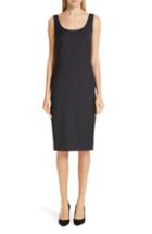 Women's Max Mara Pompei Wool Sheath Dress - Blue