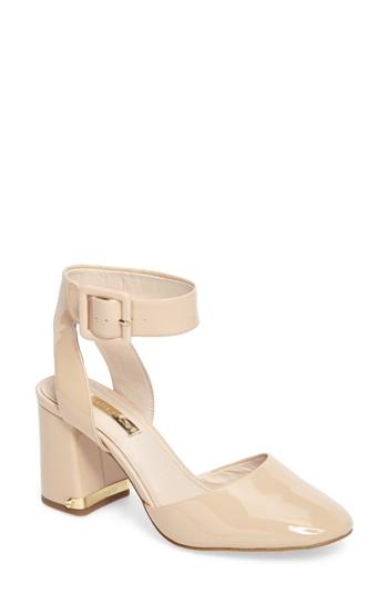 Women's Louise Et Cie Ines Ankle Strap Pump M - Beige