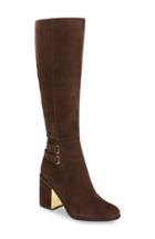 Women's Calvin Klein Camie Water Resistant Knee High Boot M - Brown