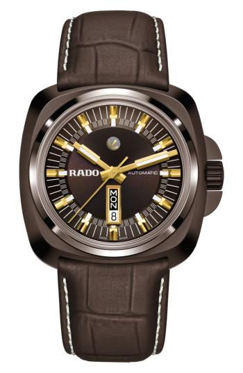 Men's Rado Hyperchrome 1616 Automatic Leather Strap Watch, 46mm