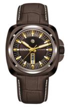 Men's Rado Hyperchrome 1616 Automatic Leather Strap Watch, 46mm