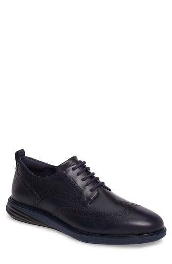 Men's Cole Haan Grand Evolution Wingtip .5 M - Blue