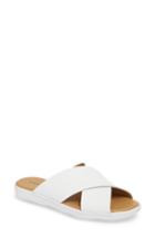 Women's Lucky Brand Mahlay Slide Sandal .5 M - White