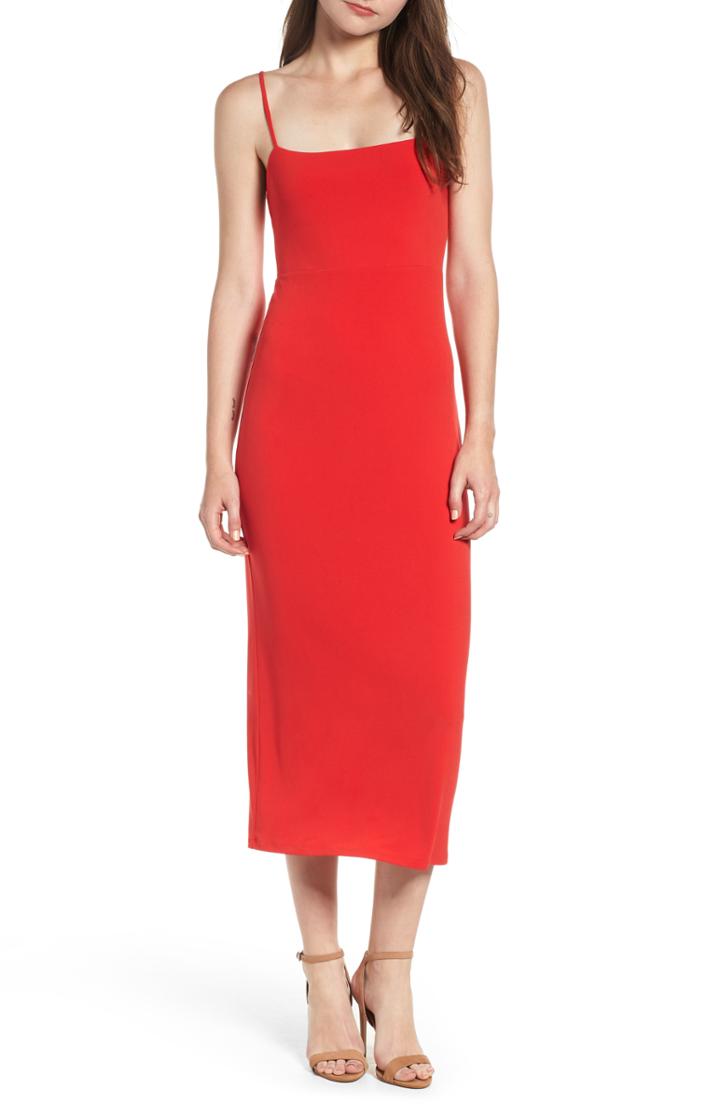 Women's Leith Midi Dress - Red