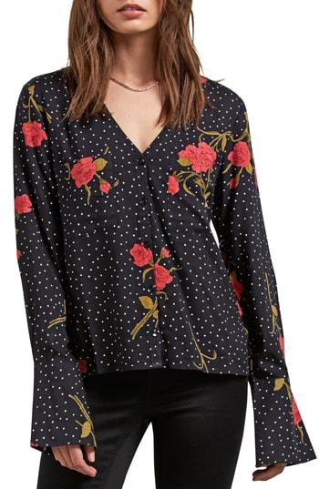 Women's Volcom Check Out Time Top - Black