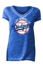 Women's New Era Cap Mlb Burnout Tee - Blue