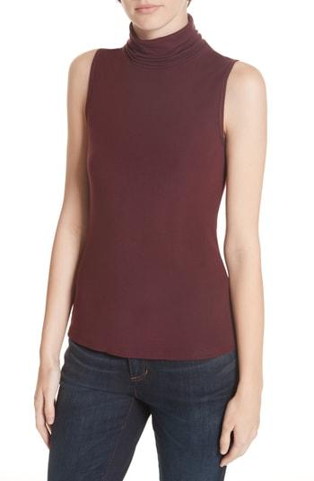 Women's Theory 'wendel' Sleeveless Turtleneck Top, Size - Purple