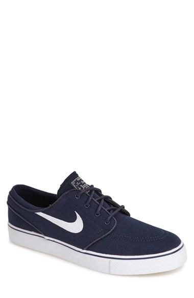 Men's Nike 'zoom - Stefan Janoski Sb' Canvas Skate Shoe M - Grey